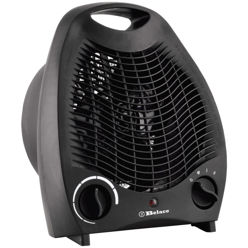 B&Q -  1000/2000W Fan HeaterBlackBfh21 - Image 2