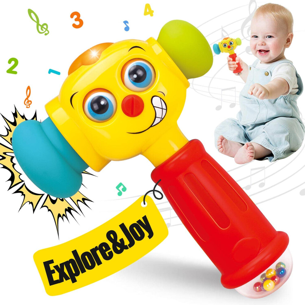 Toys for 1 Year Old Boys 1 Year Old Boy Toys, Hammer Music Light Flashing Baby Toy, Baby Boy Toy 12-18 Months Early Development & Activity 1-image-OPC-PK9T886-NEW