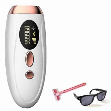 Luxderm Glowvida IPL Permanente Ontharing in 8 Weken Draagbaar Apparaat Wit