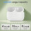 Για Apple Airpods θήκη φόρτισης 1/2 θήκης, ακουστικά Bluetooth, θύρα USB-C, ασύρματο κουτί φόρ 4