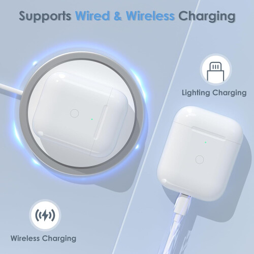 Για Apple Airpods θήκη φόρτισης 1/2 θήκης, ακουστικά Bluetooth, θύρα USB-C, ασύρματο κουτί φόρ 1