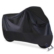 (M) Motorcycle Cover Waterproof Outdoor Motorbike Scooter Cover Water Dust Uv Protective For Outside Storage With Lock Holes zxin
