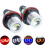 (Azul) 2 lâmpadas LED Angel Eyes Marker compatíveis com E39 E53 E60 E61 E63 E64 E65 E66 E87 525i 530i Xi 545i M5 1