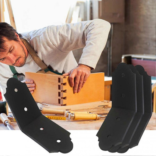Table Top Fasteners Adjustable Corner Brackets with Screws Smooth Edge Rustproof Heavy Duty Right Angle L Brackets Tabletop Connectors Jikaix 1