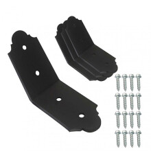 Table Top Fasteners Adjustable Corner Brackets with Screws Smooth Edge Rustproof Heavy Duty Right Angle L Brackets Tabletop Connectors Jikaix