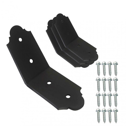Table Top Fasteners Adjustable Corner Brackets with Screws Smooth Edge Rustproof Heavy Duty Right Angle L Brackets Tabletop Connectors Jikaix