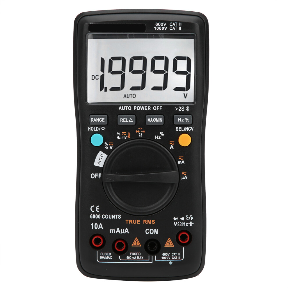 Zt-300Ab Wireless True Rms Digital Multimeter 6000 Counts, 161X81x39mm 9351346217708