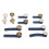 12Pcs Pants Button Extender Detachable Alloy Soft 5
