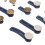 12Pcs Pants Button Extender Detachable Alloy Soft 15