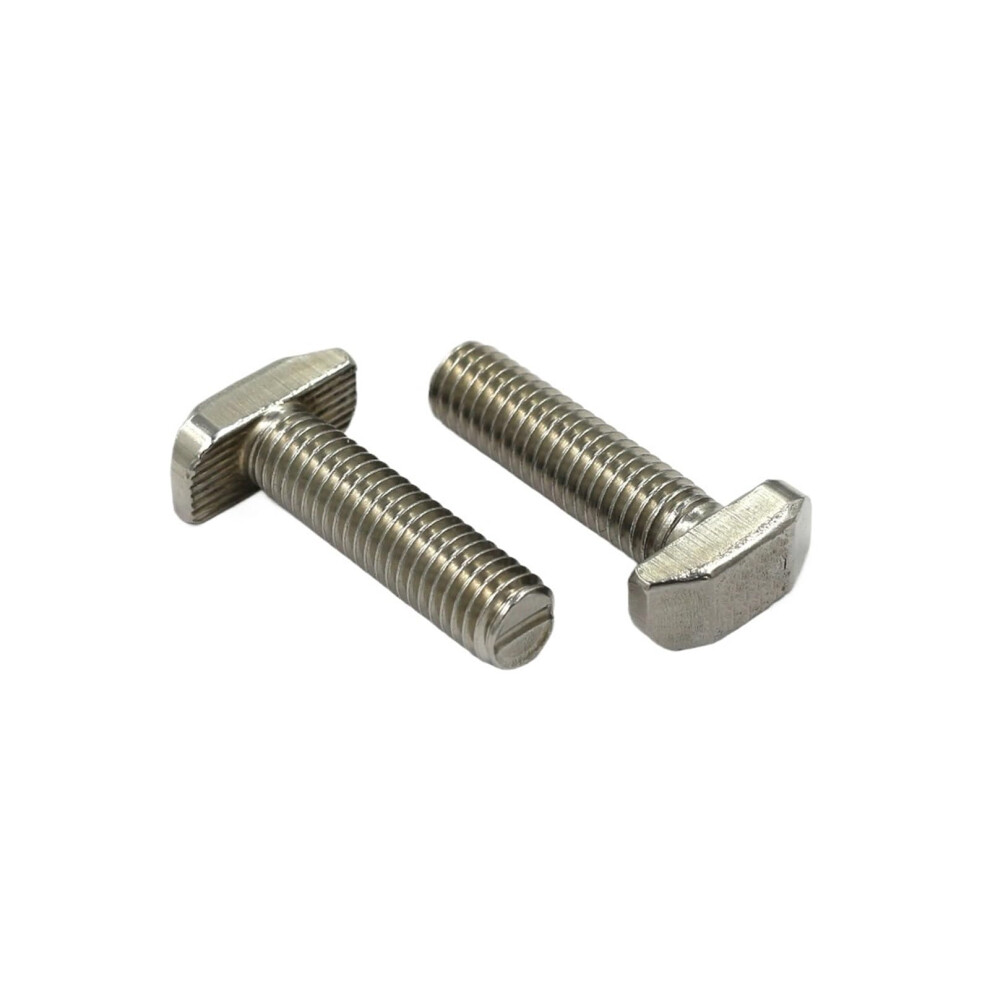 Hammer Kopf Schraube T Schraube M6 12mm 16mm 20mm 25mm 30mm Nickel Plated for 3030 Series 30x30 Aluminum Profile 10 Pieces-image-OPC-PK9TBK8-NEW