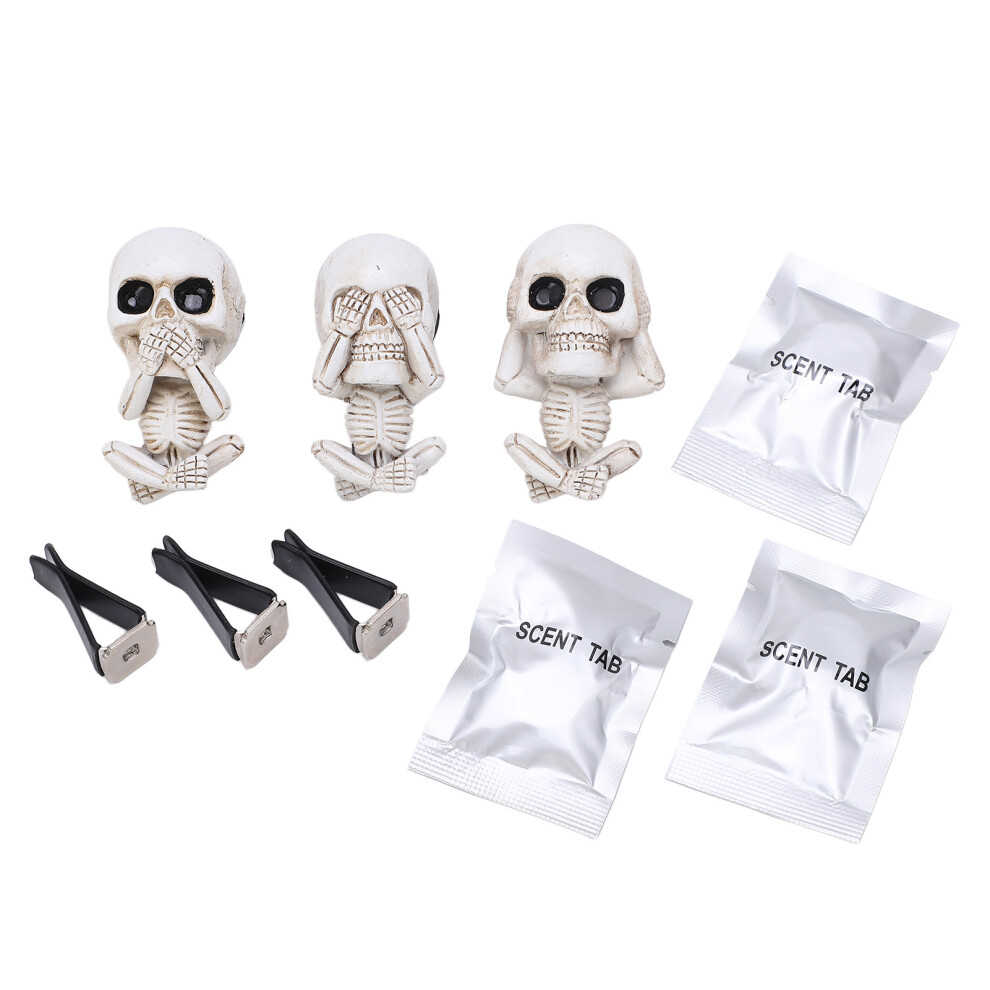 Car Air Freshener Skull Head Design Resin Material 8320539738574