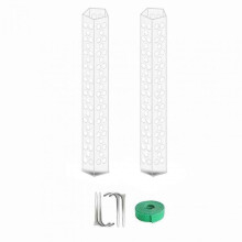 1 Set Moss Pole Stackable Transparent Support Plastic Plants Moss Monstera Climbing Sticks Trellis Garden Supplies QingHai