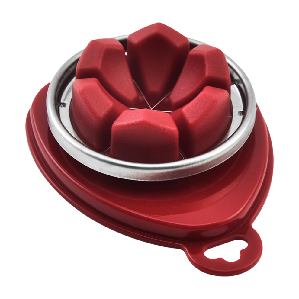 Stainless Steel Egg Slicer - Non-Slip Base Egg Salad Chopper for Breakfast, Party Snacks, and Meal Prep-image-OPC-PK9TBZP-NEW