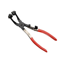 Hose Clamp Pliers with Rotating Flat Band, Universal Tool for Brake Pistons, Hose Clamp Installation and Removal