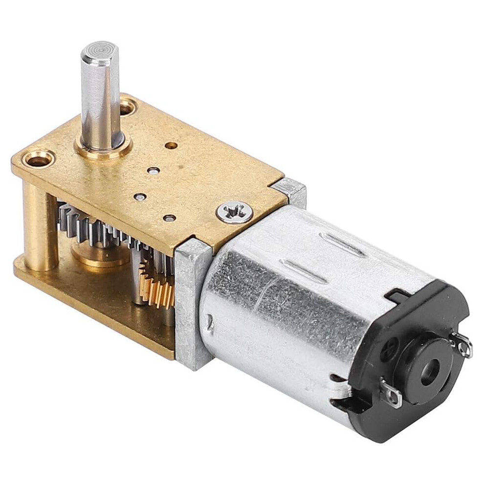 1218Ge-N20 Dc3v Mini Gear Motor 16Rpm, Copper Zinc Alloy Worm Gear Reduction Motor For Electronic Locks 6482260354507