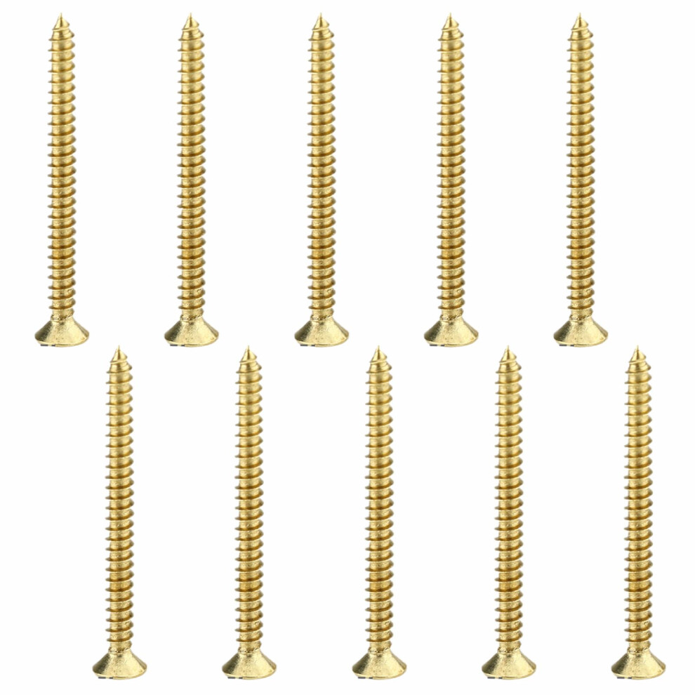 Stainless Steel Screws Pack Of 10 M4 X 45 Mm Countersunk Head Phillips Tapping Screws For Durable Copper Applications 6447073331060