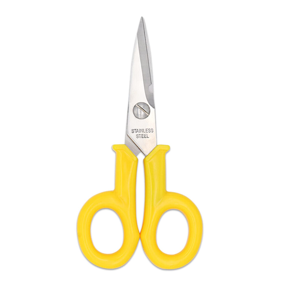 Professional Electrician Scissors, High Hardness Stainless Steel Cutting Shears for Precision Electrical Work
