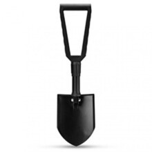 Folding Camping Shovel Military Shovel Portable Firefighting Shovel Trenching Tool with Storage Bag for Outdoor M Black