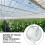 6PCS Tomato Support Hooks Greenhouse Tomato Roller Hooks Set Support Kit for Tomato Cherry 15 Meter Line 2