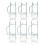 6PCS Tomato Support Hooks Greenhouse Tomato Roller Hooks Set Support Kit for Tomato Cherry 15 Meter Line 1