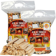 1 Bag of 2-3kg Firewood Logs Kiln Dried Kindling Net