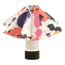 Camping Lamp Shade - Umbrella Shape Light Cover, Replacement Globe for Patio, Pool Deck, Beach, and Courtyard Use