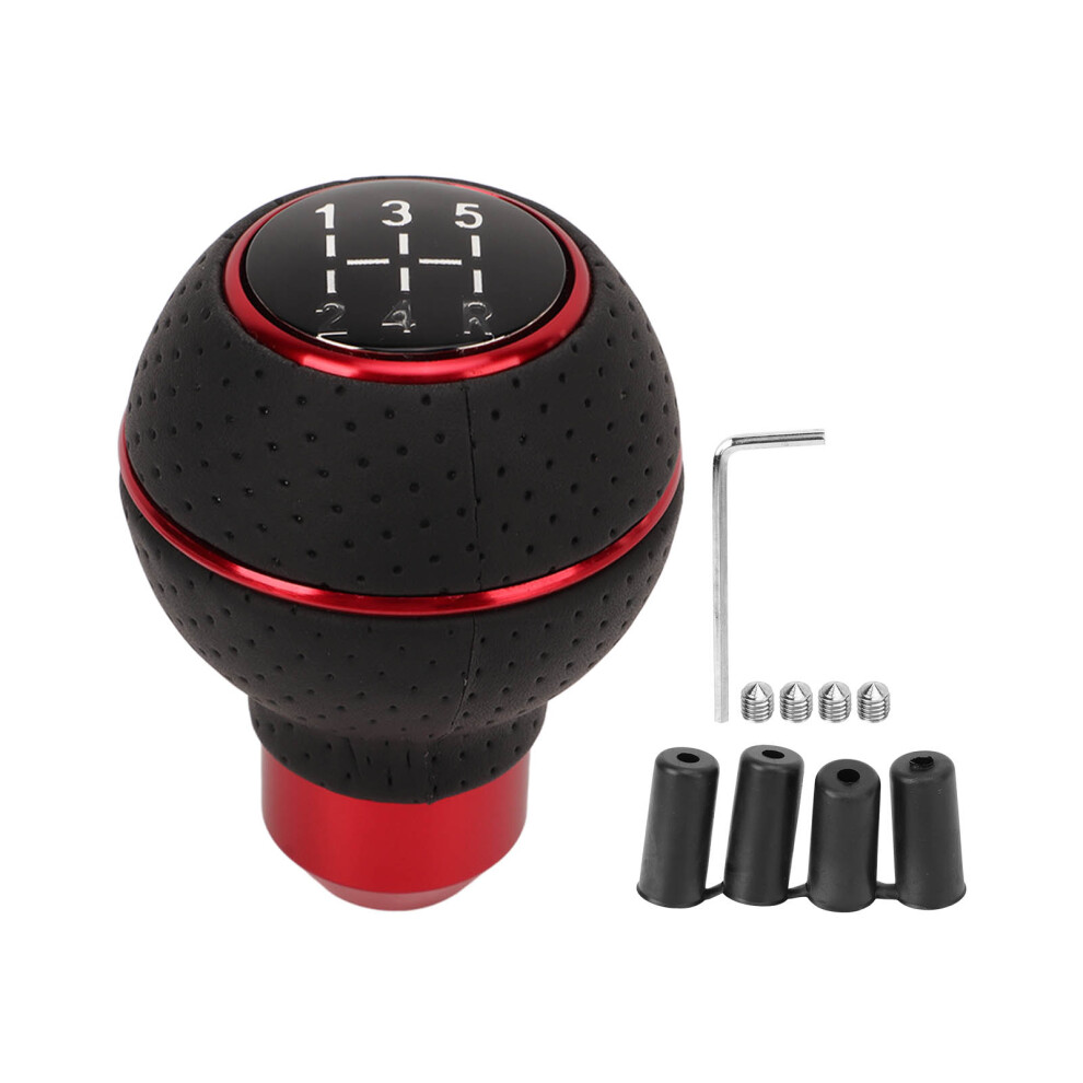 Shift Knob 5 Speed M8 M10 M11 M12 Universal Red 8320539740386