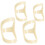 4pcs Fixed Trigger Finger Splints Home Finger Corrector Splints Reusable Finger Braces 15