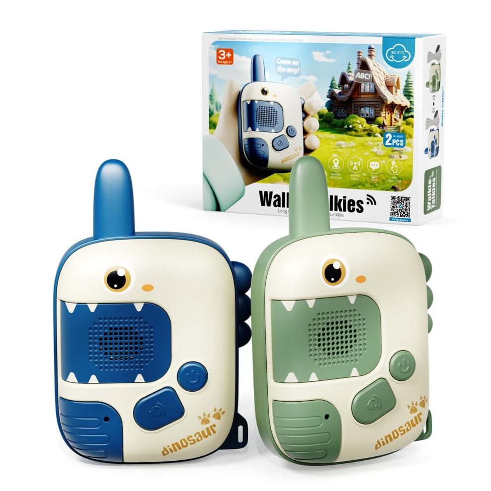 Walkie Talkie Kids - Toys for 2 3 4 5 6 Year Old Boys Girls Dinosaur Toys for Boys Gifts for 5 6 7 8 Year Olds Kids Toys Age 4-7 Walkie Talk-image-OPC-PK9T8RN-NEW