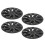 4PCS 20in Wheel Hub Cap Matte Black Personalized 8