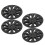 4PCS 20in Wheel Hub Cap Matte Black Personalized 6