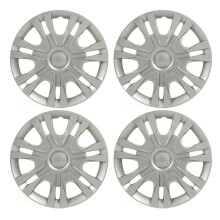4PCS 14in Wheel Hubcaps Silver Sporty Fashionable