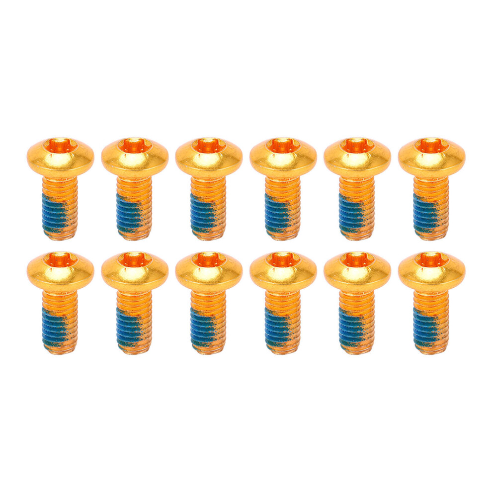 Bolany 12Pcs Mountain Bike Disc Brake Rotor Bolts 8320539741536