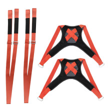 Furniture Lifting Belts for Two People - Adjustable 880 lb Support Moving Straps, Portable Forearm Harness for Easy Transport