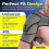 Shoulder Brace - Support And Compression Sleeve for Torn Rotator Cuff, Ac Joint Pain Relief - Arm Immobilizer Wrap, Ice Pack Pocket, Stability Strap,- 4