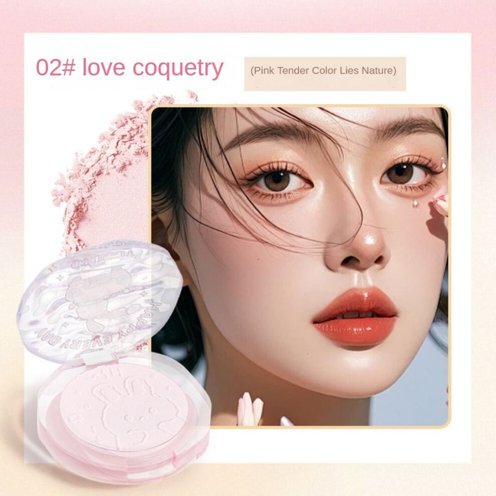 (color02) 1pc Soft Matte Highlighter Powder Naturally Contouring Brightens-image-OPC-PK9TKYH-NEW