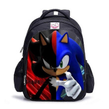 Kid Sonic Boys Girls Backpack School Rucksack Schoolbag Gift