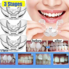 Dental Orthodontic Teeth Corrector Silicone Braces Retainer Straighten Tools Teeth Capped for Adults Ol[