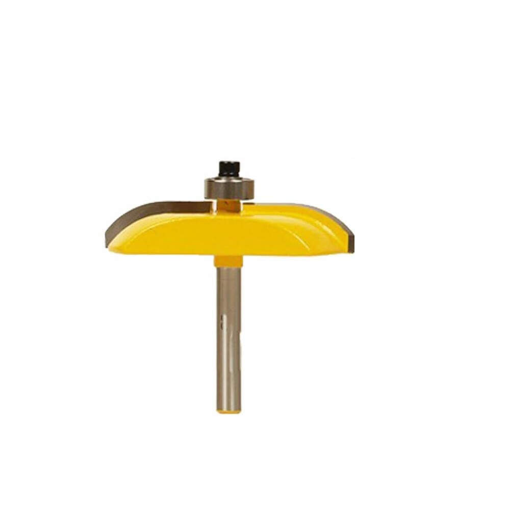 1/4" Shank Raised Panel Router Bit 2-1/2" Diameter Woodworking Cutter For Door Cove Joinery Tools 6447073331442