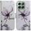 (Pink Flower) For Honor X6b 4G Leather Wallet Case with Pattern Print 1