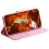 (Pink Flower) For Honor X6b 4G Leather Wallet Case with Pattern Print 3