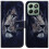 (Lion) For Honor X6b 4G Leather Wallet Case with Pattern Print 1