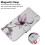 (Pink Flower) For Honor X6b 4G Leather Wallet Case with Pattern Print 4