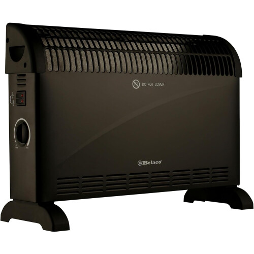 Belaco 2000W Electric Portable Convector Black