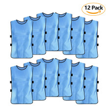 12 Pack Jerseys Bibs Breathable Adults Football
