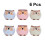 6pcs Fashion Ceramic Flower Pot 4