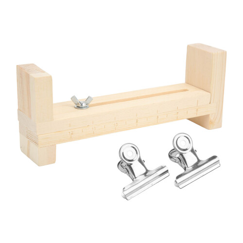 Bracelet Weaving Rack Solid Wood Adjustable Length 2
