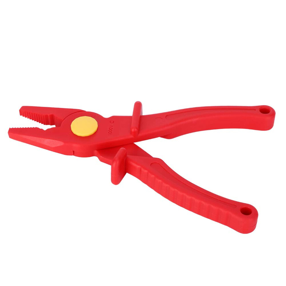Insulated Plastic Pliers 1000V, Multifunctional Pointed Cutter, Integrated Insulation Hand Tool For Electricians And Instrument Installation 6447073331985