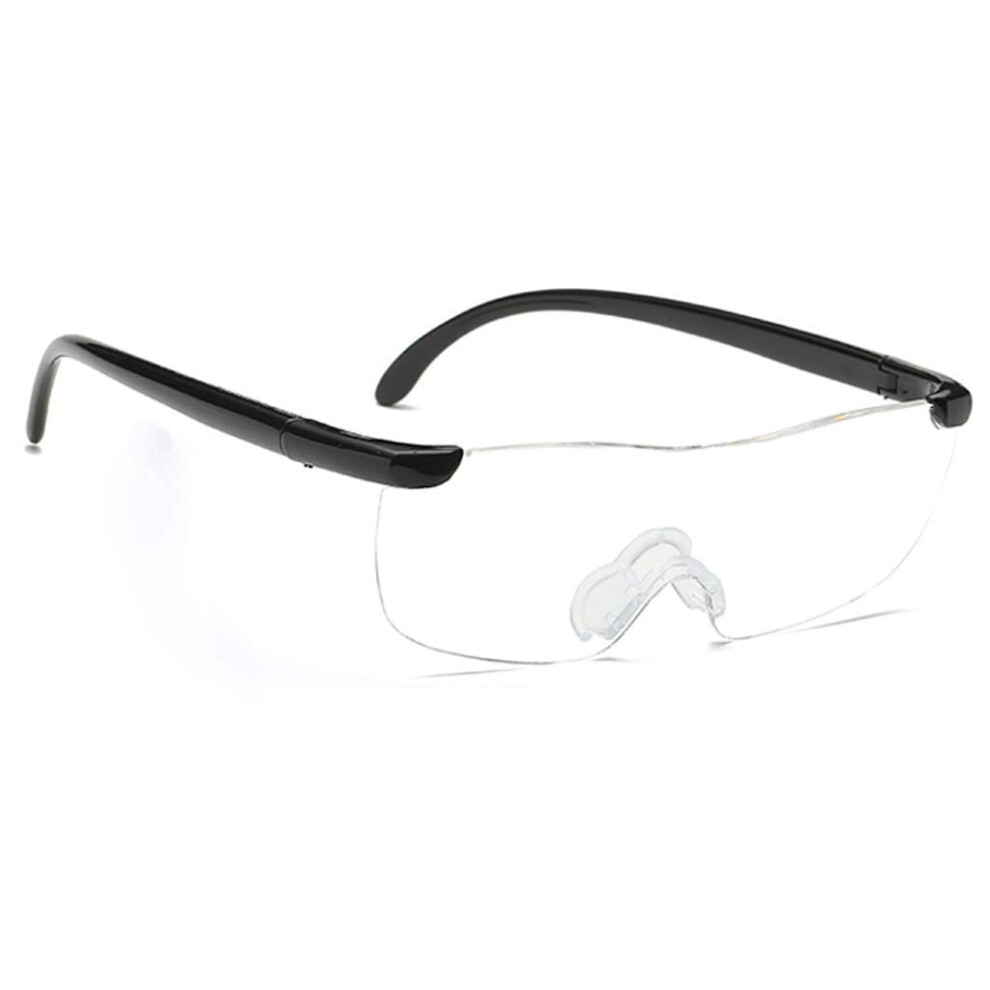 Magnifying Reading Glass - Portable 3X Headset Style High Definition Glasses for Enhanced Reading Clarity