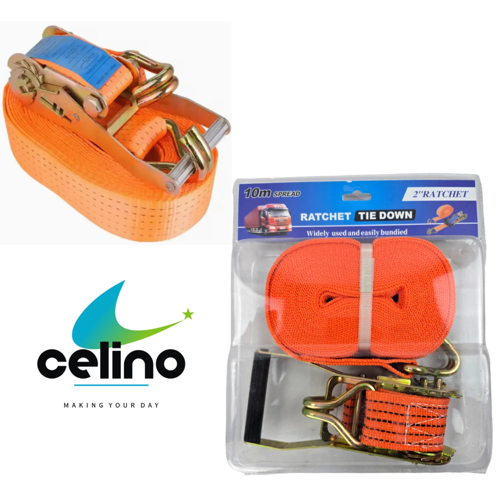 Ratchet Tie Down Straps Heavy Duty 50Mm X 10M Lashing Cargo 5060940796802